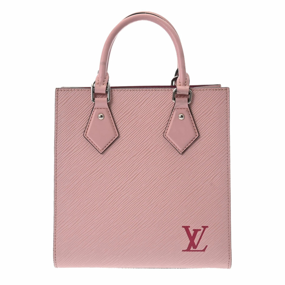 LOUIS VUITTON Epi Sac Plat Rose Pink Ballerine Leather Bag Handbag Shoulder